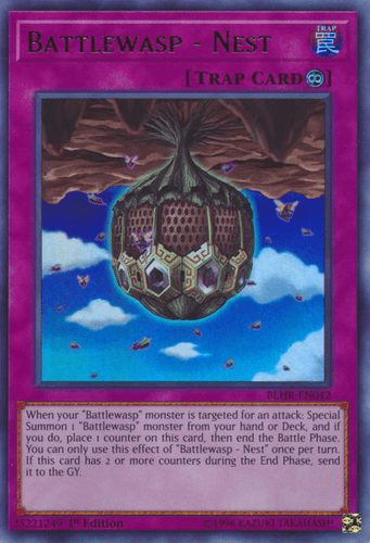 Battlewasp - Nest - BLHR-EN042 Ultra Rare 1st Edition