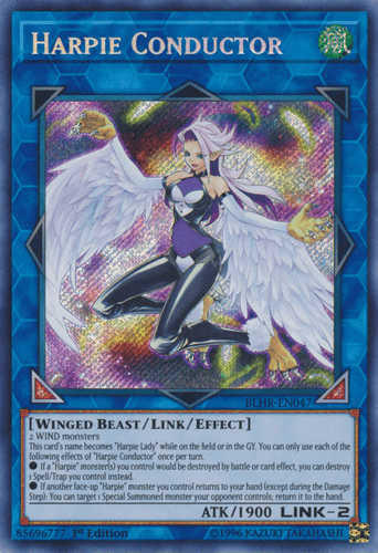 Harpie Conductor - BLHR-EN047 Secret Rare 1st Edition