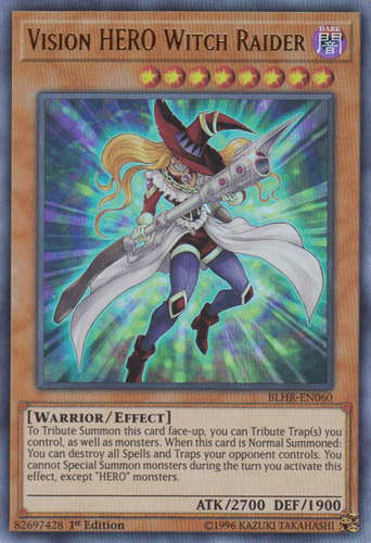 Vision HERO Witch Raider - BLHR-EN060 Ultra Rare 1st Edition