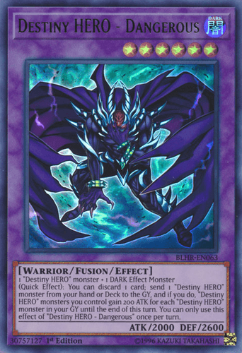 Destiny HERO - Dangerous - BLHR-EN063 Ultra Rare 1st Edition