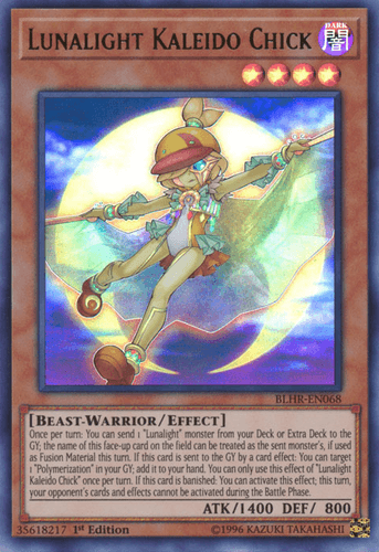 Lunalight Kaleido Chick - BLHR-EN068 Ultra Rare 1st Edition