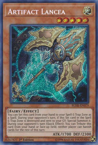 Artifact Lancea - BLHR-EN079 Secret Rare 1st Edition
