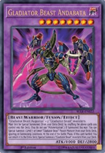 Gladiator Beast Andabata - BLLR-EN022 Ultra Rare 1st Edition