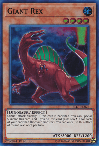 Giant Rex - BLLR-EN027 Ultra Rare 1st Edition