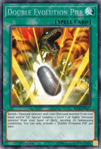 Double Evolution Pill - BLLR-EN028 Secret Rare 1st Edition