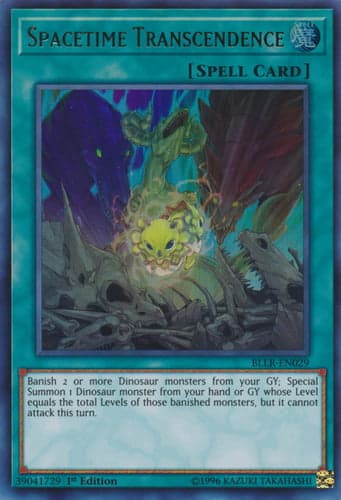 Spacetime Transcendence - BLLR-EN029 Ultra Rare 1st Edition