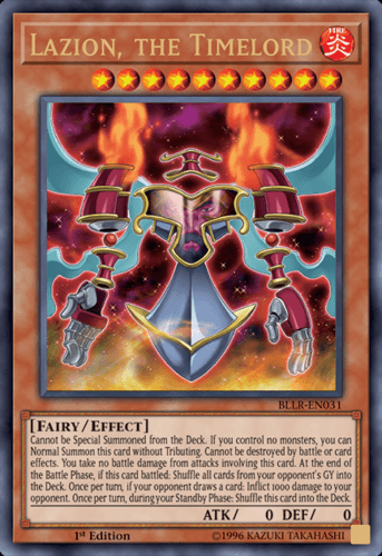 Lazion, the Timelord - BLLR-EN031 Ultra Rare 1st Edition