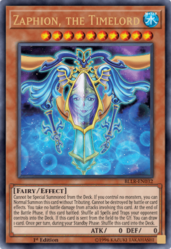 Zaphion, the Timelord - BLLR-EN032 Ultra Rare 1st Edition
