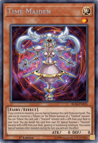Time Maiden - BLLR-EN035 Secret Rare 1st Edition