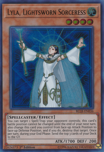 Lyla, Lightsworn Sorceress - BLLR-EN036 Ultra Rare 1st Edition