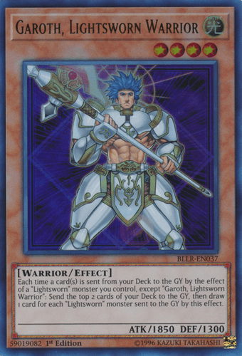 Garoth, Lightsworn Warrior - BLLR-EN037 Ultra Rare 1st Edition
