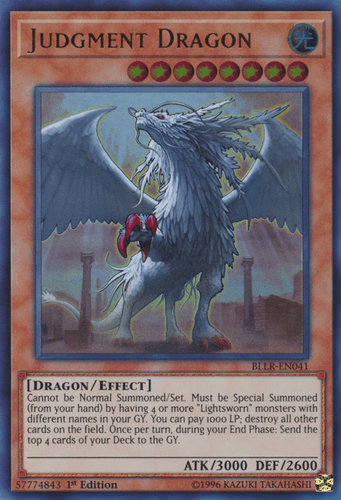 Judgment Dragon - BLLR-EN041 Ultra Rare 1st Edition