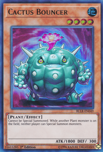 Cactus Bouncer - BLLR-EN049 Ultra Rare 1st Edition