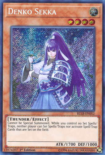 Denko Sekka - BLLR-EN052 Secret Rare 1st Edition