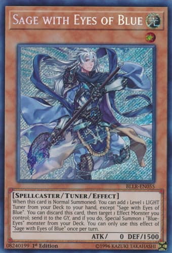 Sage with Eyes of Blue - BLLR-EN055 Secret Rare 1st Edition