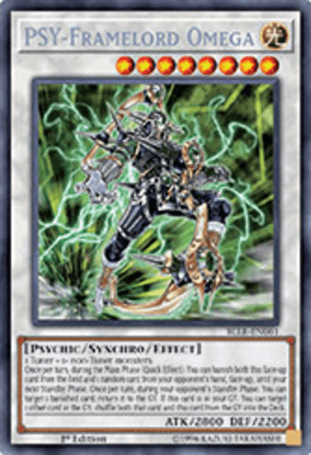 PSY-Framelord Omega - BLLR-EN061 Secret Rare 1st Edition