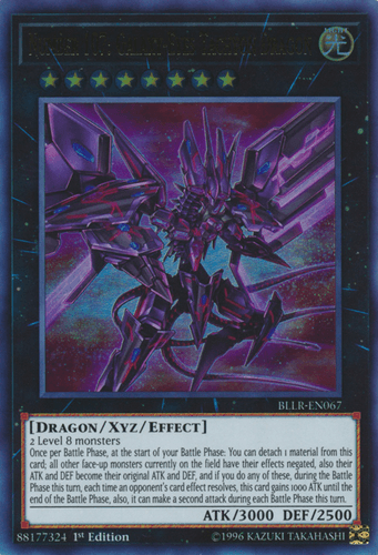 Number 107: Galaxy-Eyes Tachyon Dragon - BLLR-EN067 Ultra Rare 1st Edition