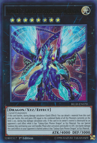 Number 62: Galaxy-Eyes Prime Photon Dragon - BLLR-EN070 Ultra Rare 1st Edition