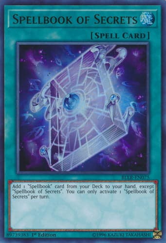 Spellbook of Secrets - BLLR-EN075 Ultra Rare 1st Edition