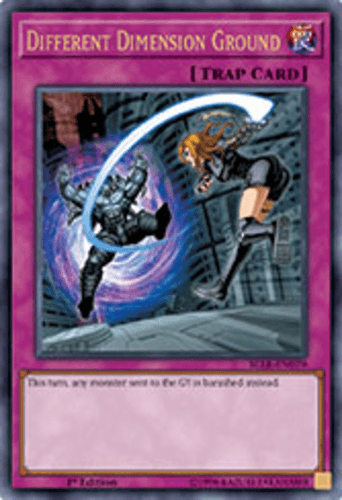 Different Dimension Ground - BLLR-EN079 Ultra Rare 1st Edition