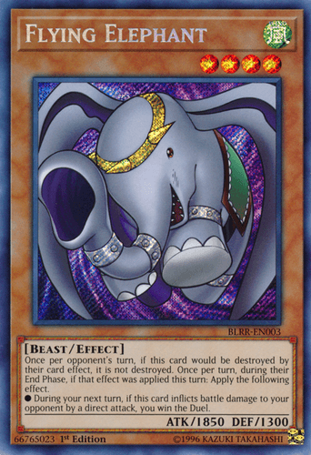 Flying Elephant - BLRR-EN003 Secret Rare 1st Edition