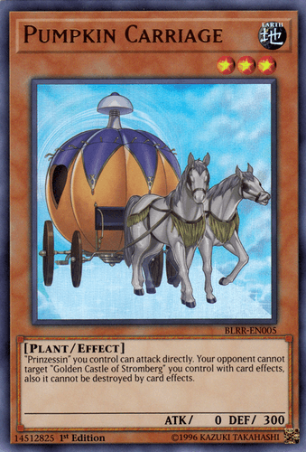 Pumpkin Carriage - BLRR-EN005 Ultra Rare 1st Edition