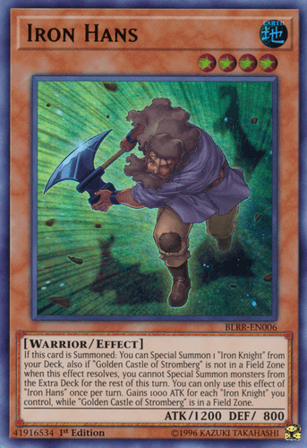 Iron Hans - BLRR-EN006 Ultra Rare 1st Edition