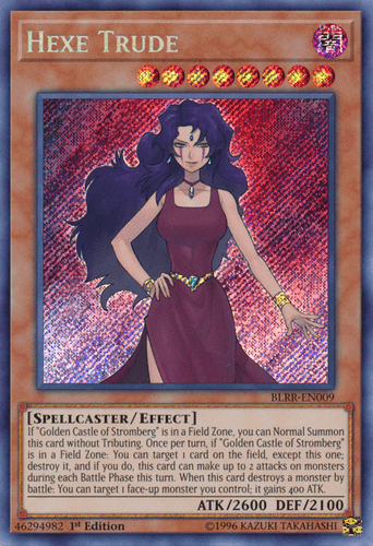 Hexe Trude - BLRR-EN009 Secret Rare 1st Edition
