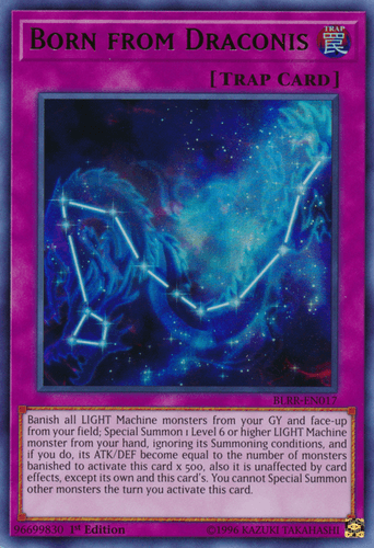 Born from Draconis - BLRR-EN017 Ultra Rare 1st Edition