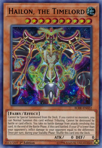 Hailon, the Timelord - BLRR-EN022 Ultra Rare 1st Edition