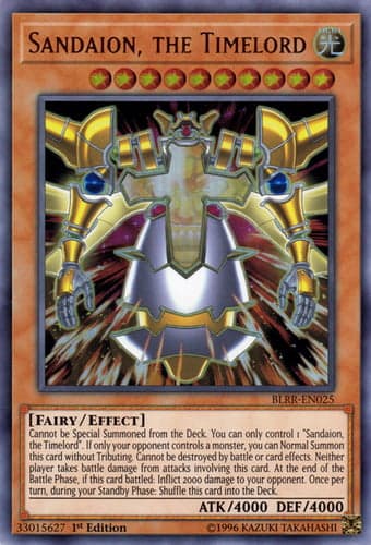 Sandaion, the Timelord - BLRR-EN025 Ultra Rare 1st Edition