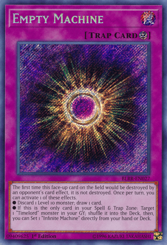 Empty Machine - BLRR-EN027 Secret Rare 1st Edition
