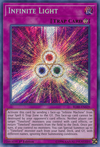 Infinite Light - BLRR-EN029 Secret Rare 1st Edition