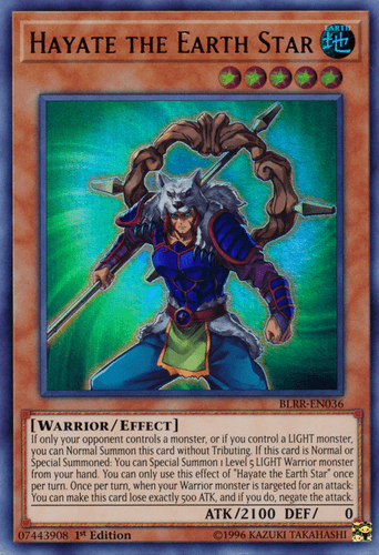 Hayate the Earth Star - BLRR-EN036 Ultra Rare 1st Edition