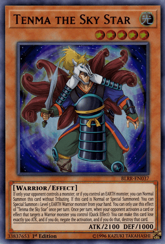Tenma the Sky Star - BLRR-EN037 Ultra Rare 1st Edition