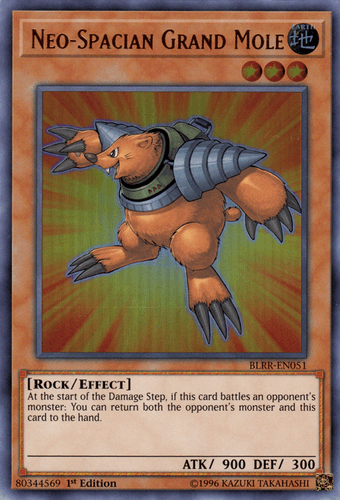 Neo-Spacian Grand Mole - BLRR-EN051 Ultra Rare 1st Edition