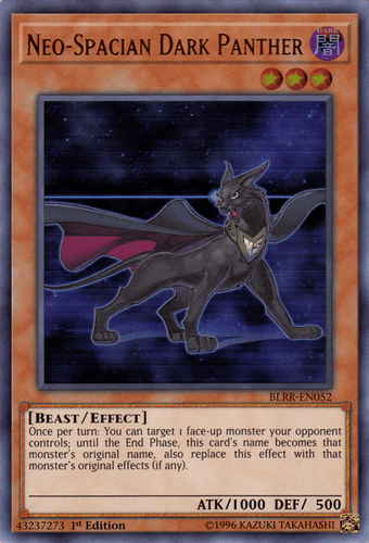 Neo-Spacian Dark Panther - BLRR-EN052 Ultra Rare 1st Edition