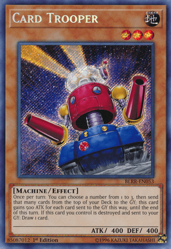 Card Trooper - BLRR-EN053 Secret Rare 1st Edition