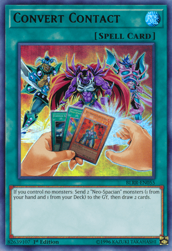 Convert Contact - BLRR-EN055 Ultra Rare 1st Edition