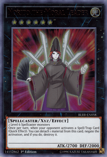 Norito the Moral Leader - BLRR-EN058 Ultra Rare 1st Edition