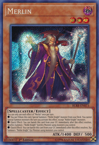 Merlin - BLRR-EN073 Secret Rare 1st Edition