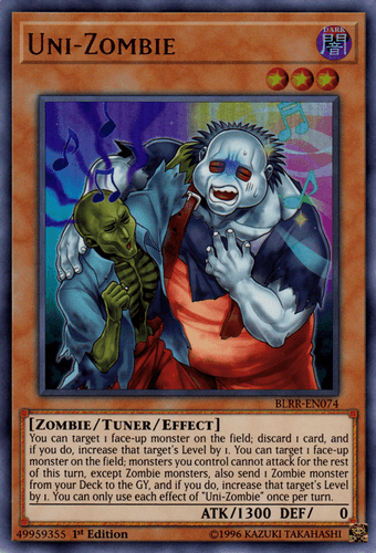 Uni-Zombie - BLRR-EN074 Ultra Rare 1st Edition