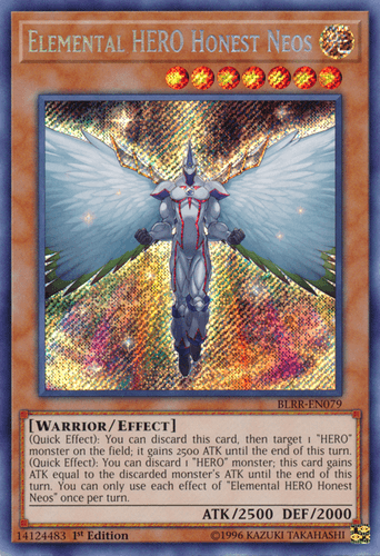 Elemental HERO Honest Neos - BLRR-EN079 Secret Rare 1st Edition