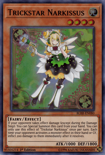 Trickstar Narkissus - BLRR-EN080 Ultra Rare 1st Edition