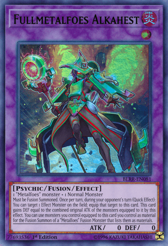 Fullmetalfoes Alkahest - BLRR-EN081 Ultra Rare 1st Edition