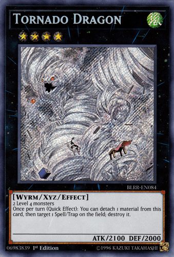 Tornado Dragon - BLRR-EN084 Secret Rare 1st Edition