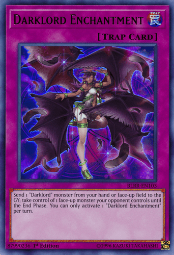 Darklord Enchantment - BLRR-EN103 Ultra Rare 1st Edition