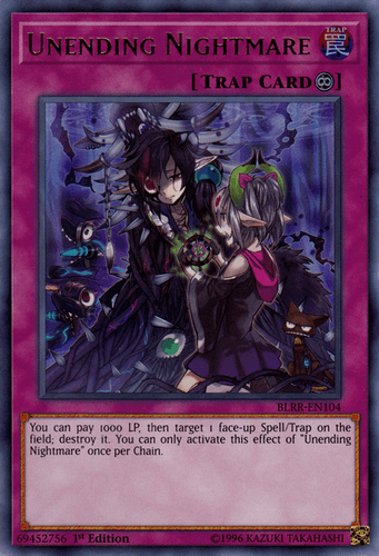 Unending Nightmare - BLRR-EN104 Ultra Rare 1st Edition