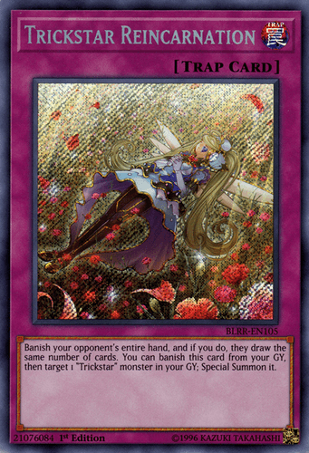 Trickstar Reincarnation - BLRR-EN105 Secret Rare 1st Edition