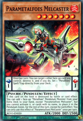 Parametalfoes Melcaster - BLVO-EN020 Common 1st Edition